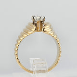 0.91ct. Marquise Cut Diamond Solitiare Ring 14k Yellow Gold - Size 6.5