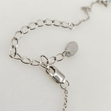 Sterling Silver Asscher Cut Cubic Zirconia Necklace