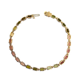 5.0 CTW Multi-Colored Tourmaline Tennis Bracelet