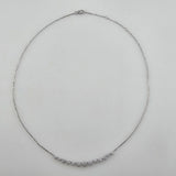 0.57 CTW Diamond Necklace 18k White Gold
