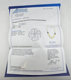 Freshwater Pearl and Diamond Necklace 14k White Gold