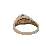 Ruby and Diamond Ring 14k Yellow Gold - Size 8.75