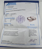 1.24 CTW Round Brilliant Cut Diamond Engagement Ring Set - Platinum - Size 6.5