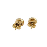 0.82 CTW Diamond Cluster Stud Earrings 18k Yellow Gold
