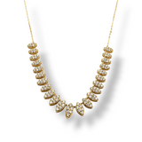 1.06 CTW Diamond Necklace 18k Yellow Gold
