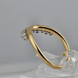 0.40 CTW Diamond Wedding Band 14k Yellow Gold - Size 6.5