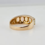 0.75 Ct. Opal Ring 14k Yellow Gold - Size 6.5