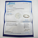 Marquise Diamond Wedding Band 14k White Gold Size 5.75
