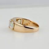 0.75 Ct. Opal Ring 14k Yellow Gold - Size 6.5