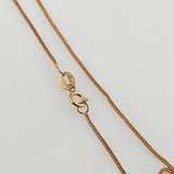 0.45ct Champagne Diamond Pendant Necklace 14k Rose Gold