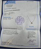 0.07ct. Diamond Necklace 14k Yellow Gold