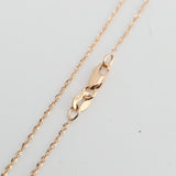1.35Ct Morganite & Diamond Pendant Necklace 14k Rose Gold