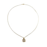 0.35 CTW Diamond Pendant Necklace 14k Yellow and White Gold