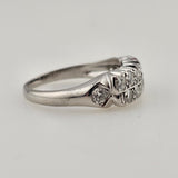 0.73 CTW Diamond Band Platinum - Size 4.75