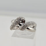 0.75 CTW Diamond Fashion Ring 14k White Gold - Size 7