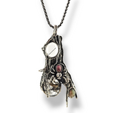 Sterling Silver Spider Necklace