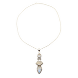 Sterling Silver Moonstone Necklace