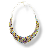 Sterling Silver Gemstone Necklace - 144 CTW