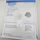 0.42 CTW Diamond Ring 18k White Gold - Size 4.75