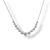0.57 CTW Diamond Necklace 18k White Gold