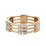 0.54 CTW Diamond Band 14k Yellow Gold - Size 7.25