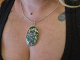Sterling Silver Ocean Jasper Pendant Necklace