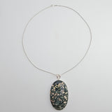 Sterling Silver Ocean Jasper Pendant Necklace