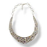 Sterling Silver Gemstone Necklace - 144 CTW