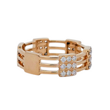 0.54 CTW Diamond Band 14k Yellow Gold - Size 7.25