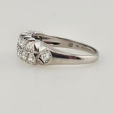 0.73 CTW Diamond Band Platinum - Size 4.75