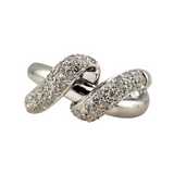 0.75 CTW Diamond Fashion Ring 14k White Gold - Size 7