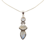 Sterling Silver Moonstone Necklace
