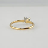 0.40 Ct. Heart Cut Diamond Solitiare Engagement Ring 14k Yellow Gold - Size 7