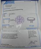 1.55 CTW Diamond Engagement Ring 14k White Gold - Size 6.5